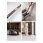 Dyson PencilVac Fluffycones Negro, Gris