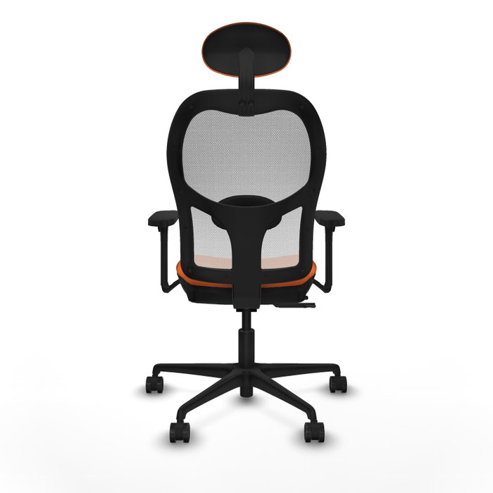 PIQUERAS Y CRESPO Silla de oficina Jorquera Naranja y Blanco PIQUERAS Y CRESPO Silla de oficina Jorquera Naranja y Blanco