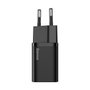 Baseus Super Si Quick Charger 1C 20W negro