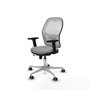 PIQUERAS Y CRESPO Silla de oficina Jorquera Gris y Blanco