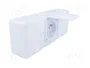 PAWBOL Tomacorriente de alimentación AC 16A 250VAC Blanco