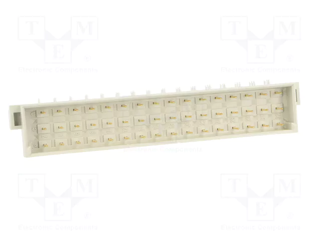 HARTING Conector de datos DIN 41612 de 48 pines, angulado 90°, THT HARTING Conector de datos DIN 41612 de 48 pines, angulado 90°, THT