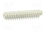 HARTING Conector de datos DIN 41612 de 48 pines, angulado 90°, THT