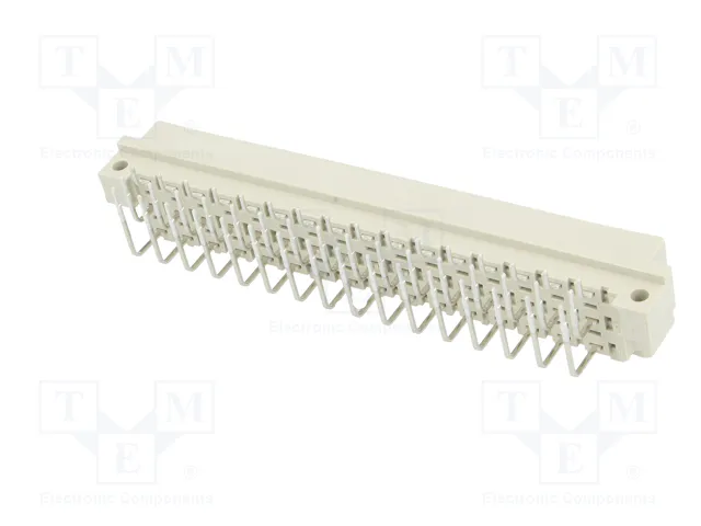 HARTING Conector de datos DIN 41612 de 48 pines, angulado 90°, THT HARTING Conector de datos DIN 41612 de 48 pines, angulado 90°, THT