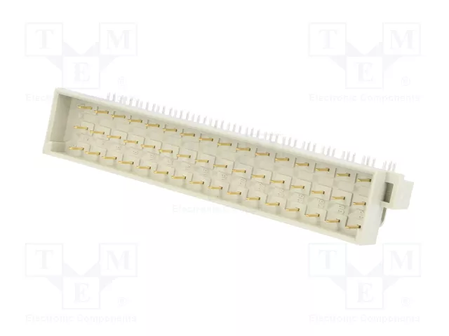 HARTING Conector de datos DIN 41612 de 48 pines, angulado 90°, THT HARTING Conector de datos DIN 41612 de 48 pines, angulado 90°, THT