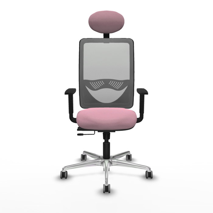 PIQUERAS Y CRESPO Silla de oficina Zulema Rosa y Gris PIQUERAS Y CRESPO Silla de oficina Zulema Rosa y Gris