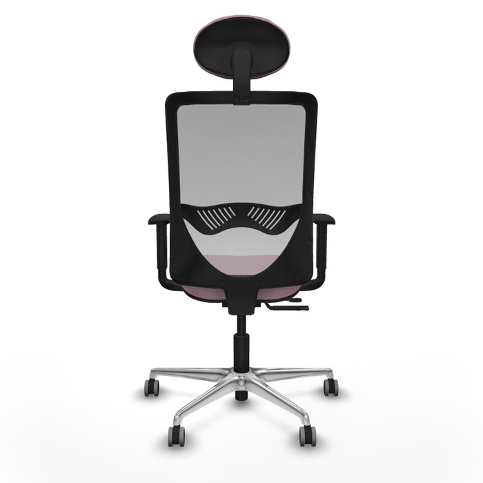 PIQUERAS Y CRESPO Silla de oficina Zulema Rosa y Gris PIQUERAS Y CRESPO Silla de oficina Zulema Rosa y Gris
