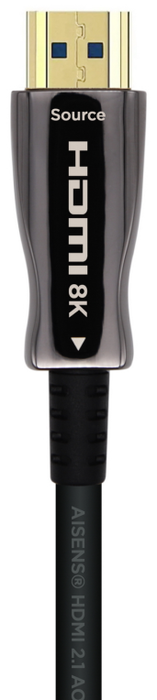 Aisens Cable HDMI V2.1 AOC 20m 8K@60Hz 4K@120Hz 48Gbps Negro