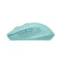 Nilox Ratón Óptico Dual Wireless Bluetooth + USB Type-A 1600 DPI 6 Botones Color Cian Verde para Oficina