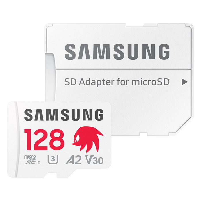 Samsung MB-MD128S Tarjeta microSDXC 128GB UHS-I U3 Clase 10 180MB/s Read 130MB/s Write 4K UHD con Adaptador SD