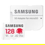 Samsung MB-MD128S Tarjeta microSDXC 128GB UHS-I U3 Clase 10 180MB/s Read 130MB/s Write 4K UHD con Adaptador SD