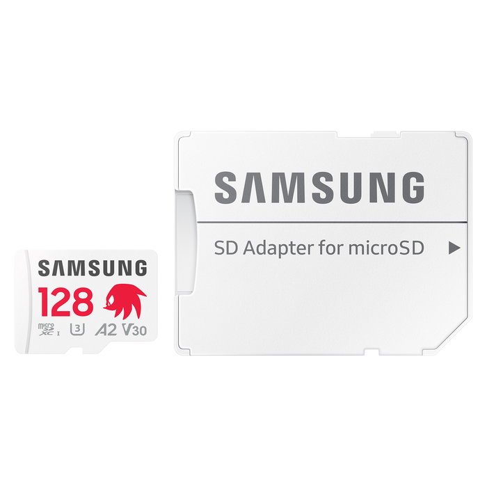 Samsung MB-MD128S Tarjeta microSDXC 128GB UHS-I U3 Clase 10 180MB/s Read 130MB/s Write 4K UHD con Adaptador SD