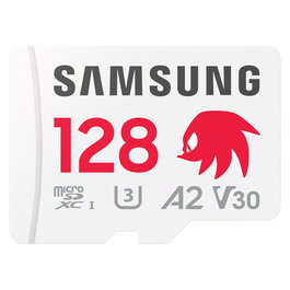 Samsung MB-MD128S Tarjeta microSDXC 128GB UHS-I U3 Clase 10 180MB/s Read 130MB/s Write 4K UHD con Adaptador SD