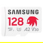 Samsung MB-MD128S Tarjeta microSDXC 128GB UHS-I U3 Clase 10 180MB/s Read 130MB/s Write 4K UHD con Adaptador SD