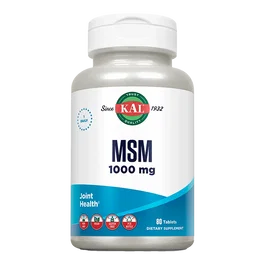 KAL MSM 1000 Mg 80 Comp. Complemento Alimenticio para Articulaciones y Energía