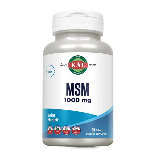 KAL MSM 1000 mg 80 comprimidos KAL MSM 1000 mg 80 comprimidos