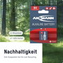 Ansmann 1x2 Alkaline 9V-Block red-line