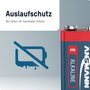 Ansmann 1x2 Alkaline 9V-Block red-line