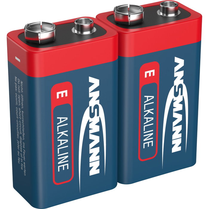 Ansmann 1x2 Alkaline 9V-Block red-line