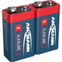 Ansmann 1x2 Alkaline 9V-Block red-line