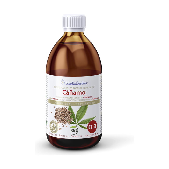 ESENTIAL AROMS Aceite Vegetal de Cáñamo BIO 250ml