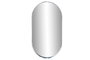 DKD Home Decor Espejo de Metal Arcos Rugoso Azul 27x4x51 cm