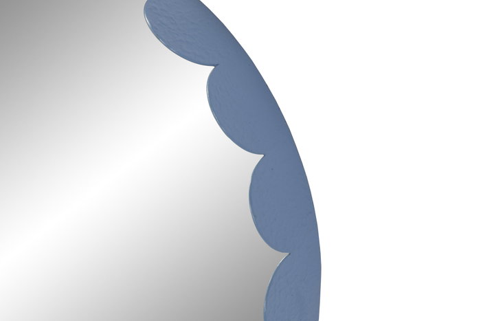 DKD Home Decor Espejo de Metal Arcos Rugoso Azul 27x4x51 cm DKD Home Decor Espejo de Metal Arcos Rugoso Azul 27x4x51 cm