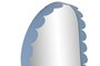 DKD Home Decor Espejo de Metal Arcos Rugoso Azul 27x4x51 cm