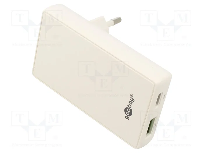GOOBAY Cargador de red 45W con USB-A y USB-C Power Delivery Blanco GOOBAY Cargador de red 45W con USB-A y USB-C Power Delivery Blanco