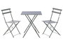 DKD Home Decor Mesa Terraza Y Jardin Verde 60 x 71 x 60 cm Set de 3 Metal