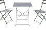 DKD Home Decor Mesa Terraza Y Jardin Verde 60 x 71 x 60 cm Set de 3 Metal