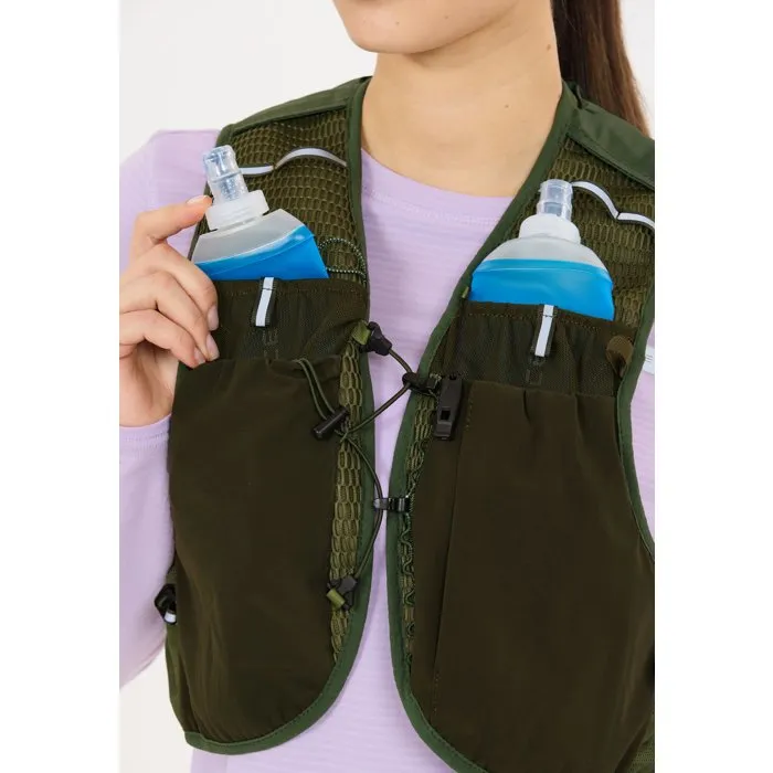 Endurance Chaleco de running de resistencia con botellas blandas - Negro talla M - END5715738764265