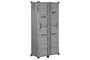 DKD Home Decor Botellero Vintage Gris Metal y MDF 41 x 157.5 x 76.5 cm