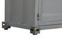 DKD Home Decor Botellero Vintage Gris Metal y MDF 41 x 157.5 x 76.5 cm