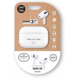 TECH-ONE-TECH Siux.10 Auriculares Inalámbricos Blanco