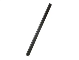 Leitz Lomera para encuadernar DIN A4, Plástico, 9 mm, Capacidad 80 hojas, Pack 25 unidades, Negro
