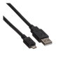ROLINE Cable USB 2.0 de USB A a Micro-USB B, 1,8 m, Negro