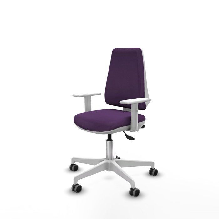 PIQUERAS Y CRESPO Silla de oficina Elche Morada con mecanismo Asincro PIQUERAS Y CRESPO Silla de oficina Elche Morada con mecanismo Asincro