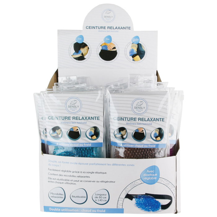 Sensly Cinturón Bienestar Frío-Calor Microperlas Flexible 80x11 cm Sensly Cinturón Bienestar Frío-Calor Microperlas Flexible 80x11 cm