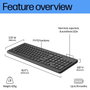 HP HP 220 Teclado Inalámbrico Full-size Negro