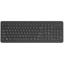 HP Teclado Inalámbrico 220 Diseño Plano con Teclado Numérico y Teclas Multimedia Negro