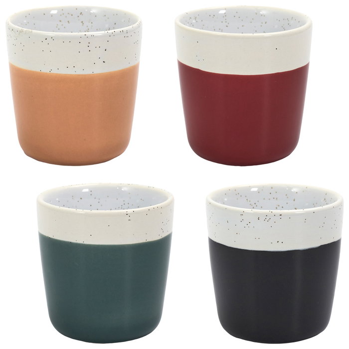 Home Deco Factory Vaso Espresso 100 Ml Bicolor
