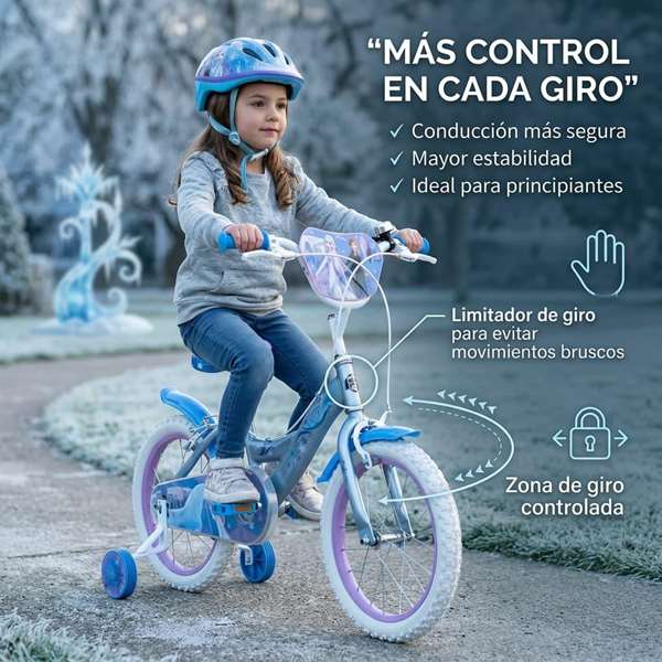 Huffy Bicicleta Frozen 16" para Niñas 5 a 8 Años - Producto en Español Huffy Bicicleta Frozen 16" para Niñas 5 a 8 Años - Producto en Español