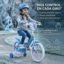 Huffy Bicicleta Frozen 16" para Niñas 5 a 8 Años - Producto en Español