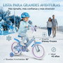 Huffy Bicicleta Frozen 16" para Niñas 5 a 8 Años - Producto en Español