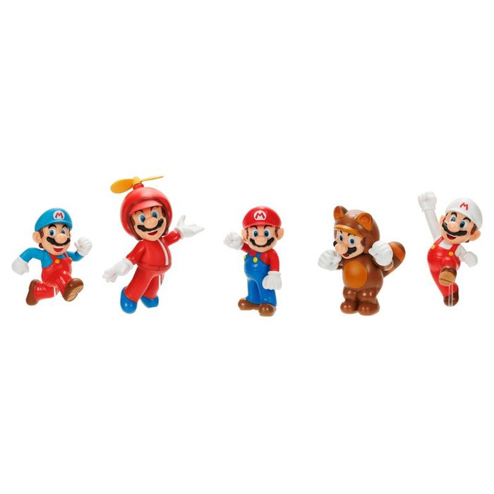 JAKKS PACIFIC Figuras Super Mario Bros 6cm Blister