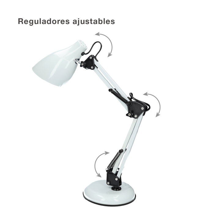 GSC Evolution Flexo sobremesa Focus E27 Blanco