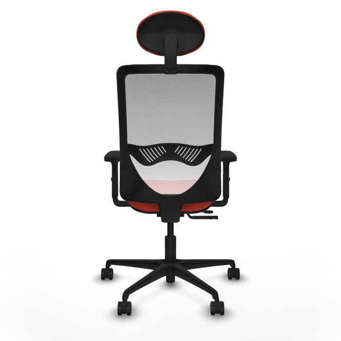 PIQUERAS Y CRESPO Silla de oficina Zulema con mecanismo Sincro/Traslack Naranja oscuro/Blanco PIQUERAS Y CRESPO Silla de oficina Zulema con mecanismo Sincro/Traslack Naranja oscuro/Blanco