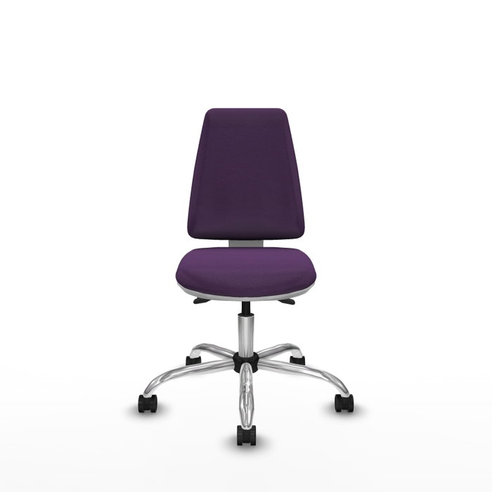 PIQUERAS Y CRESPO Silla de oficina Elche Morada con mecanismo Asincro