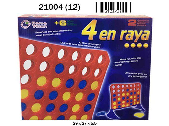 Juego de mesa 4 en Raya para niños a partir de 3 años